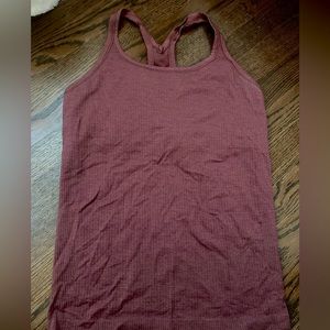 LULULEMON maroon ebb to street tank